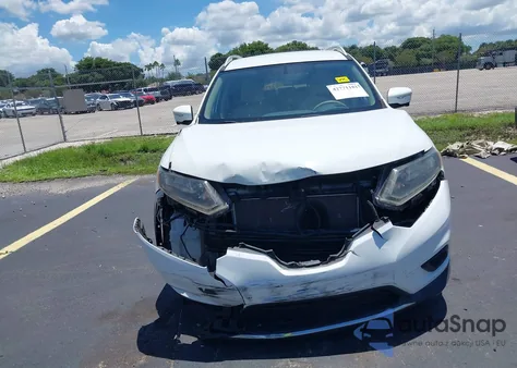 2015 Nissan Rogue Sv из США, поврежденный, VIN KNMAT2MT9FP592560